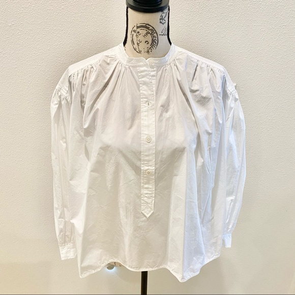 NWT Anine Bing Eden Shirt White XXS/TTP - Picture 4 of 17